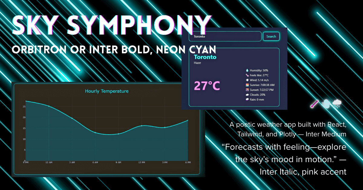Sky Symphony: A Weather App That Feels